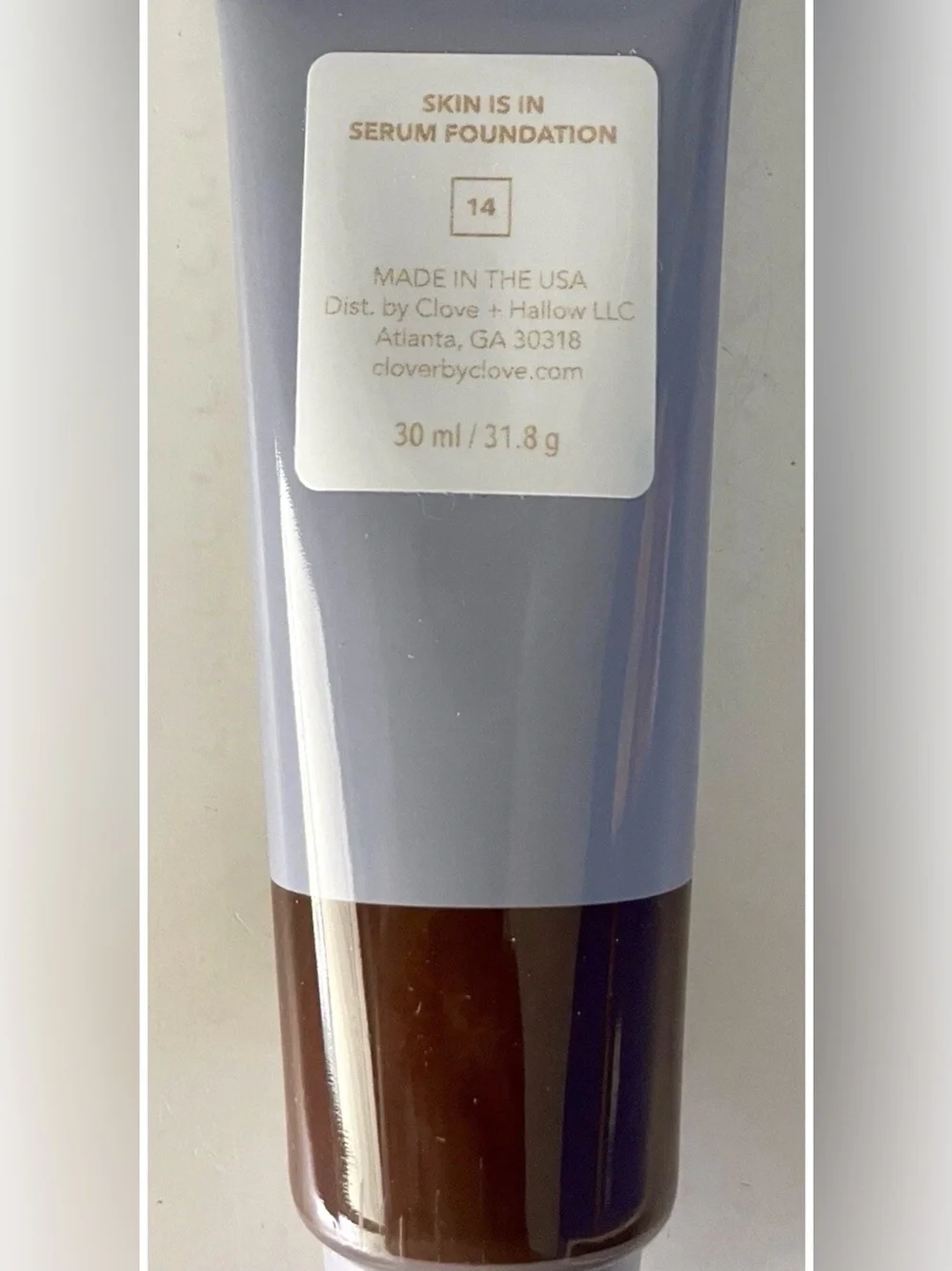 Clover (Clove+Hallow) Skin Is In Serum Foundation - Shade 14 (Deep)